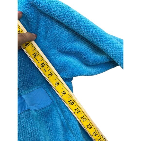Patagonia Fleece Pullover Womens Large Blue Re-Tool Snap-T Polartec Thermal Pro - Picture 14 of 16